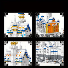 2790pcs Geometric Landscape Building Model Assembly Blocks