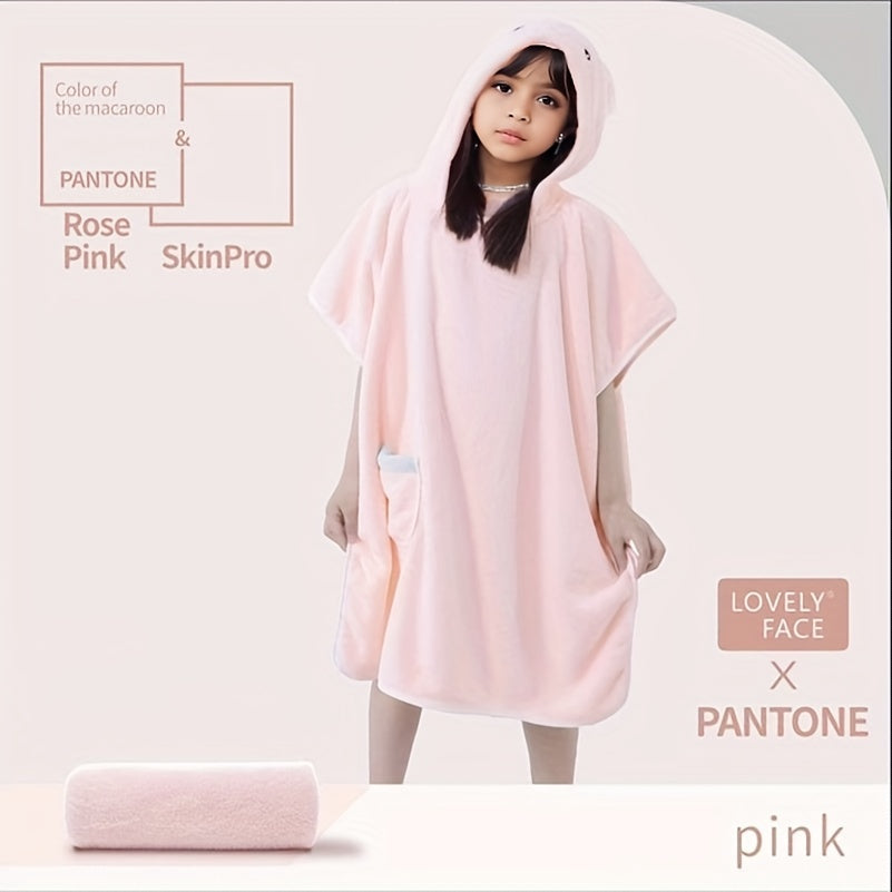 Microfiber Hooded Bathrobe Wearable Bath Towel Soft Absorbent Bath Skirt