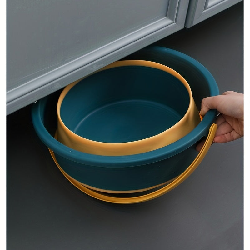 Portable Folding Bucket for Car Wash Fishing Laundry Convenient Space Saving
