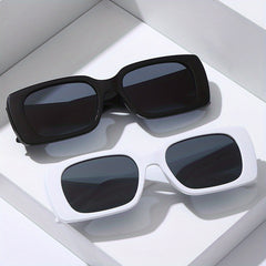 Oval Frame Wide Brim Sunglasses For All Seasons