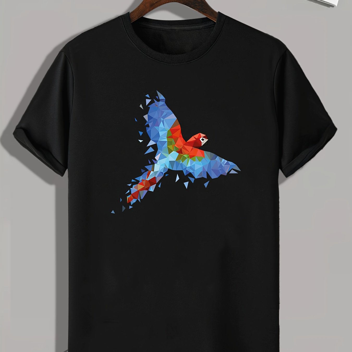 Parrot Pattern Print Men's Sports T-shirt