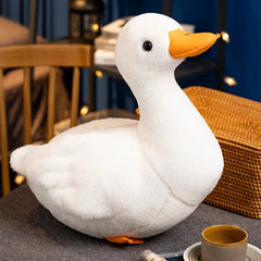 Fluffy Snow Cole Duck Plush Toy - Soft Stuffed Animal - Perfect for Home Decor
