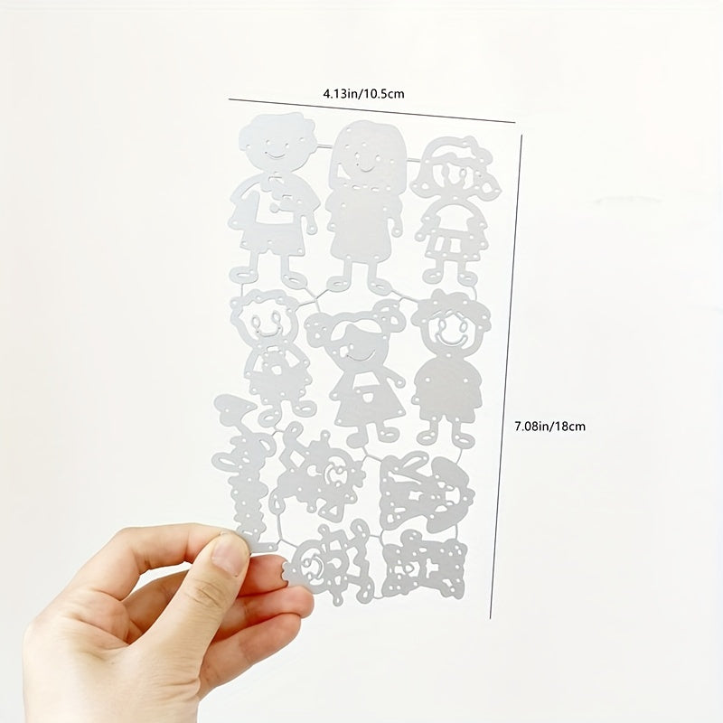 1pc Small Human Mold DIY Metal Embossing Scrapbooking Cutting Mold