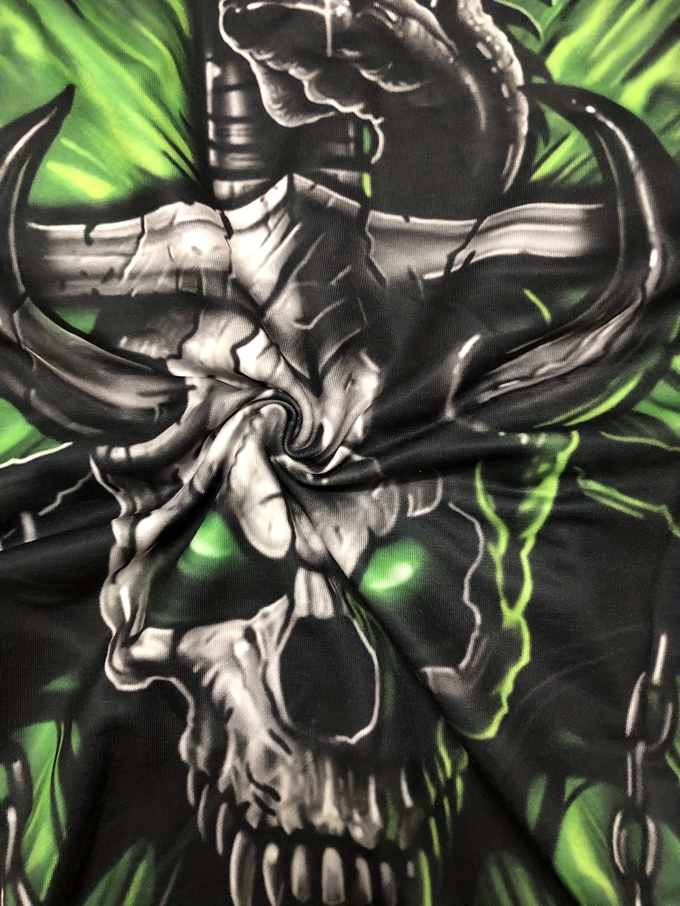 Bull Skull 3D Print Men's Sweatshirt Loose Pullover for Autumn Winter