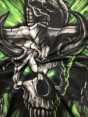 Bull Skull 3D Print Men's Sweatshirt Loose Pullover for Autumn Winter