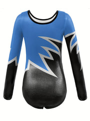 Girls Slim Long Sleeve Ballet Leotard for Dance