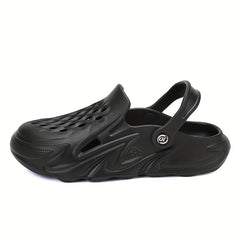Men's Lightweight Comfy Clogs Hollow Out Non Slip Garden Shoes Summer