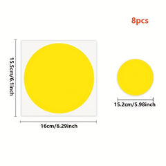 Colorful Dot Chalkboard Labels Self-Adhesive Stickers for Walls and Desks