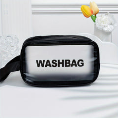 Waterproof Makeup Bag Toiletry Case Travel Organizer with Zipper & Handle