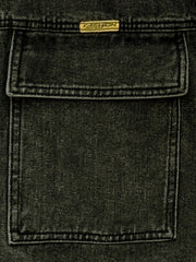 Denim Top Women's Button Front Hooded Vest