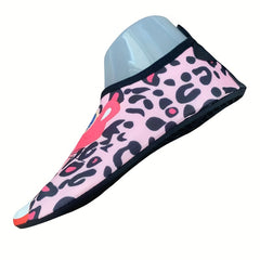 Leopard Unisex Outdoor Water Shoes Lightweight Non-slip Snorkeling Shoes