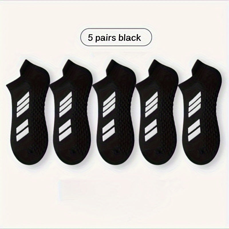 5 Pairs Winter Ankle Socks Men Women Thick Warm Sports Running