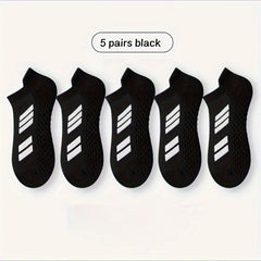 5 Pairs Winter Ankle Socks Men Women Thick Warm Sports Running