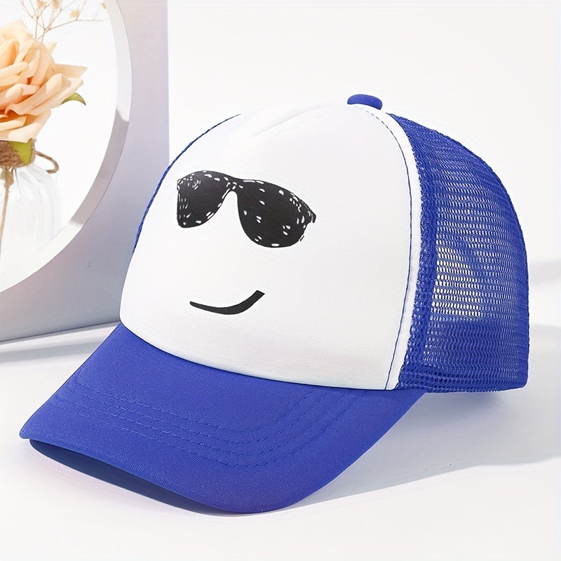 Sunglasses Printed Baseball Cap Sunshade Trucker Hat