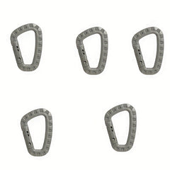 5pcs D Ring Key Chain Keyring for Outdoor Camping Hiking