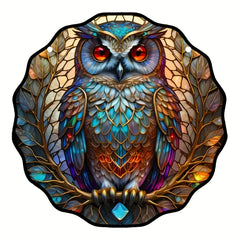 Owl Dyed Acrylic Hanging Window Christmas Gift