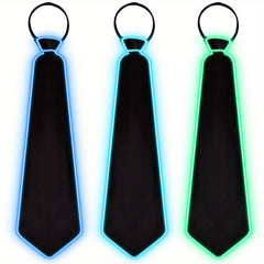 LED Light Up Ties For Men Adjustable Christmas Novelty Neckties