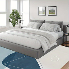 Soft Fluffy Plush Area Rug - Modern Shaggy Rug for Bedroom, Living Room