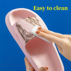 Men's Casual Non Slip Slides Open Toe Slippers