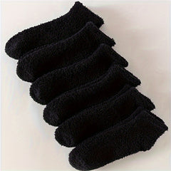 7 Pairs Fuzzy Socks Comfy Warm Floor Stockings