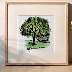 Trees Clear Stamps for Card Making and Journaling - Park Plants Silicone Stamps