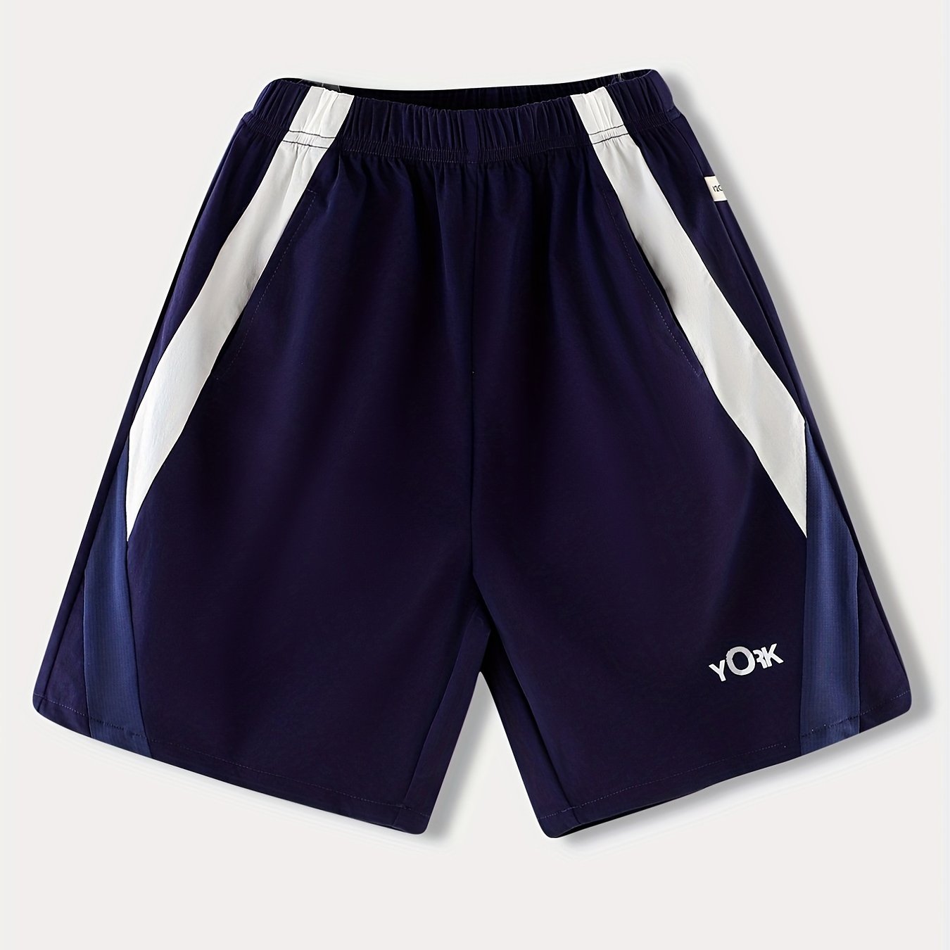 Boys Stripe Letter Print Quick-drying Casual Shorts