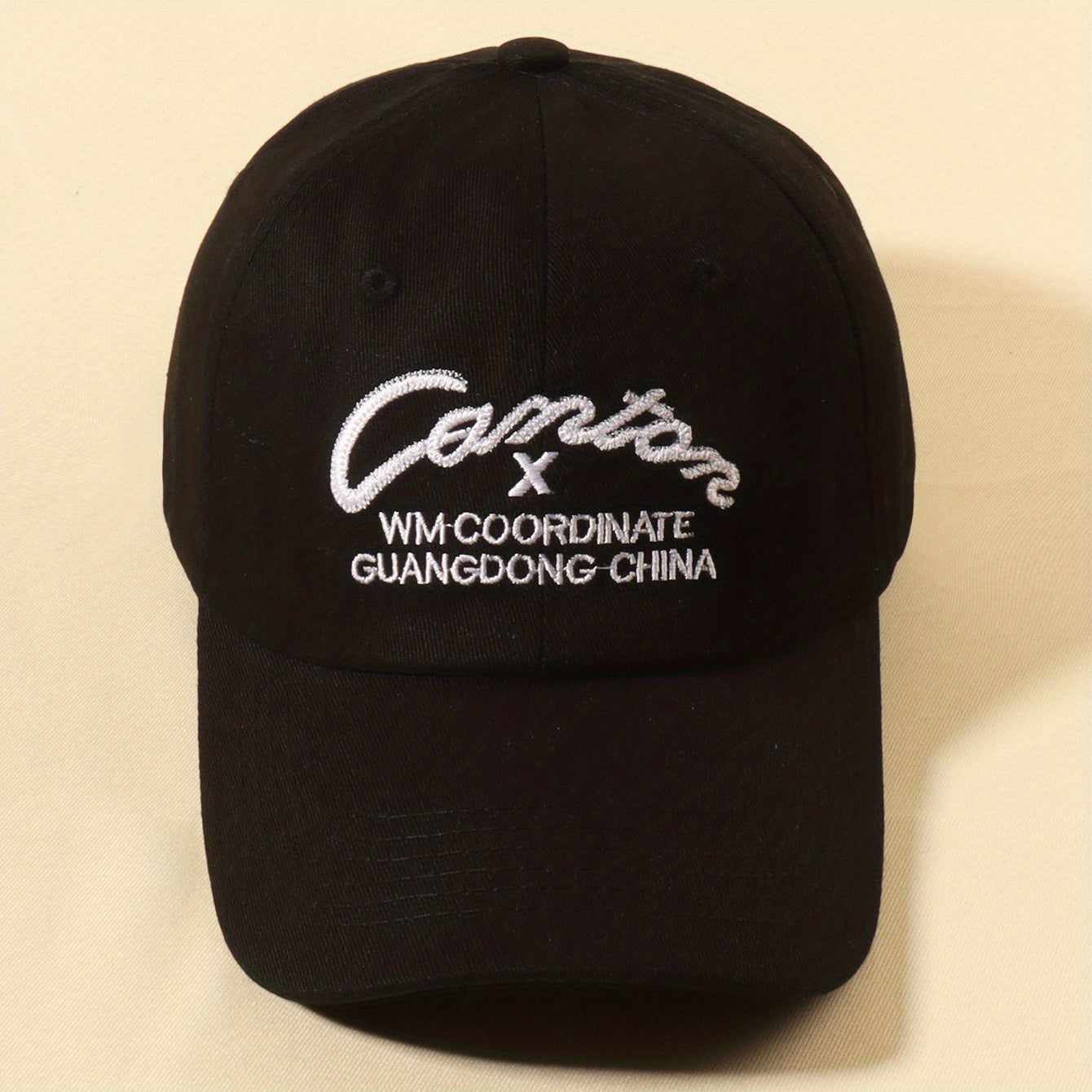 Alphabet Embroidery Baseball Cap Soft Top Sports Cap