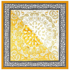 Boho Paisley Print Satin Scarf Shawl Bandana Head Wrap