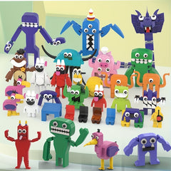 Kindergarten Game Green Monster Garden Doll Rainbow Friends Building Blocks