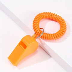 Colorful Referee Whistle With Wristband - Outdoor Sports Supplies