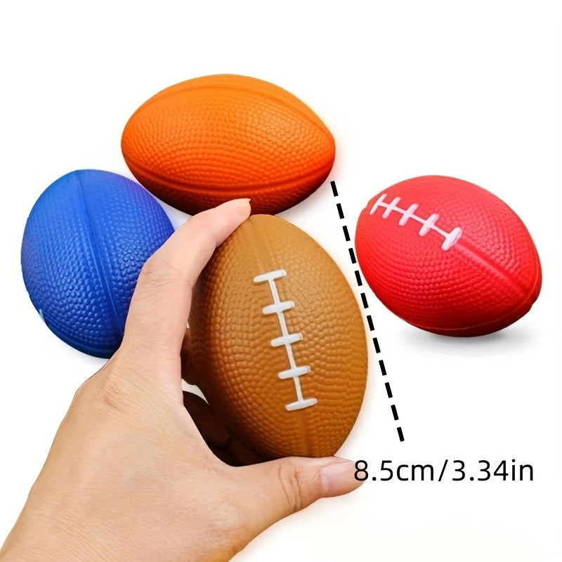 Mini Rugby Rebound Stress Toy