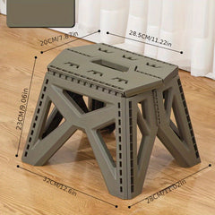 Portable Folding Stool for Fishing Camping Plastic Small Stool