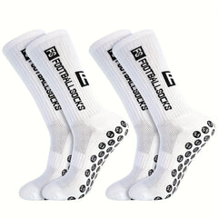 2pairs Outdoor Mid calf Thickened Football Socks