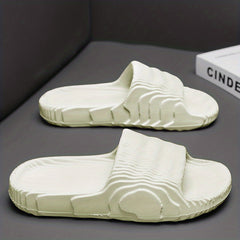 Men's Non Slip Slides Lightweight Open Toe Quick Dry Slippers