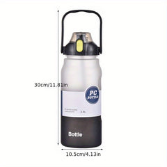 Gradient Leakproof Water Bottle with Straw 2L 68oz