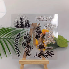 Tree Grass Metal Cutting Dies and Stamps for Scrapbooking