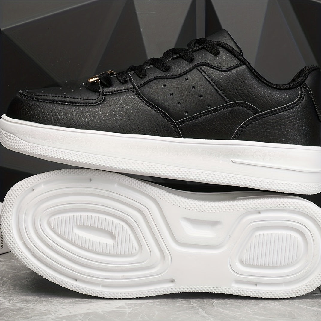 Women's Waterproof Solid Skate Shoes Low Top Sport Shoes