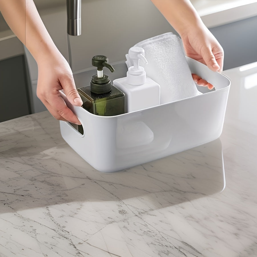 Desktop Plastic Box Storage Organizer for Office and Kitchen