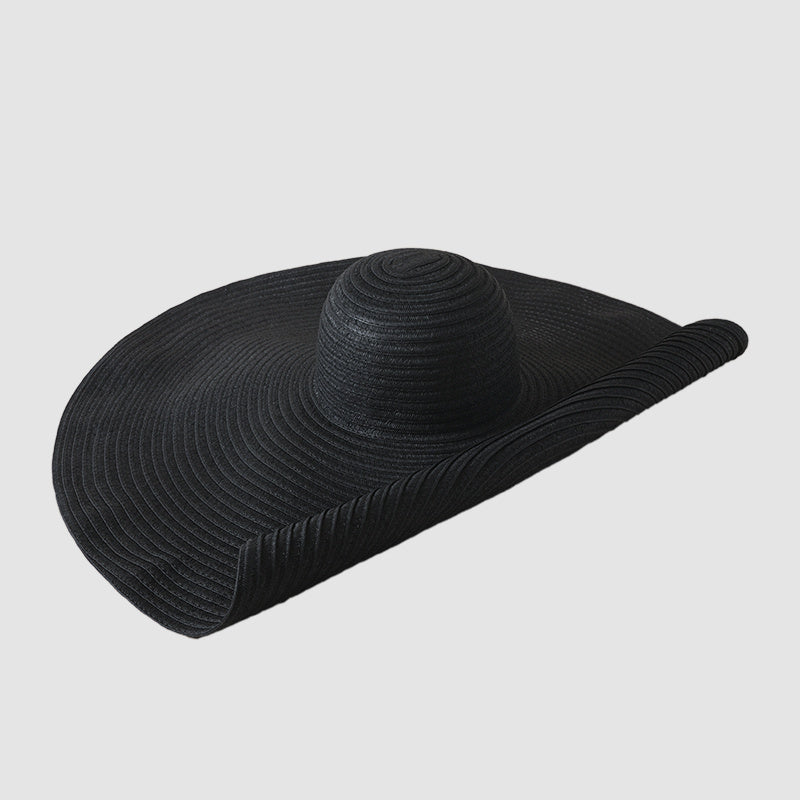 Oversized Brim Sun Hat Women Breathable Straw Hats Outdoor