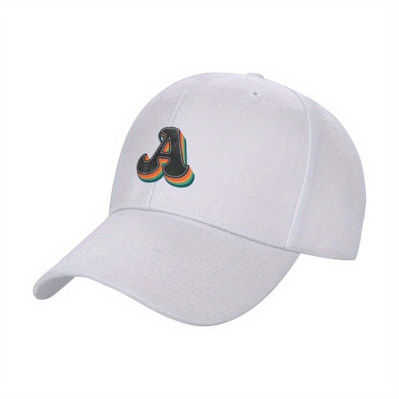 Vintage Grunge Style A Monogram Trucker Cap