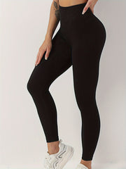 High Waist Seamless Yoga Pants Butt Lifting High Stretch Slimming Yoga Leggings