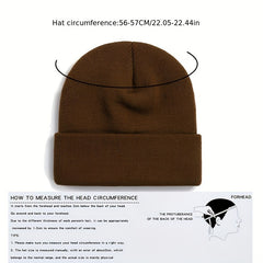 Embroidered Knitted Woolen Hat Unisex Hip hop Cap