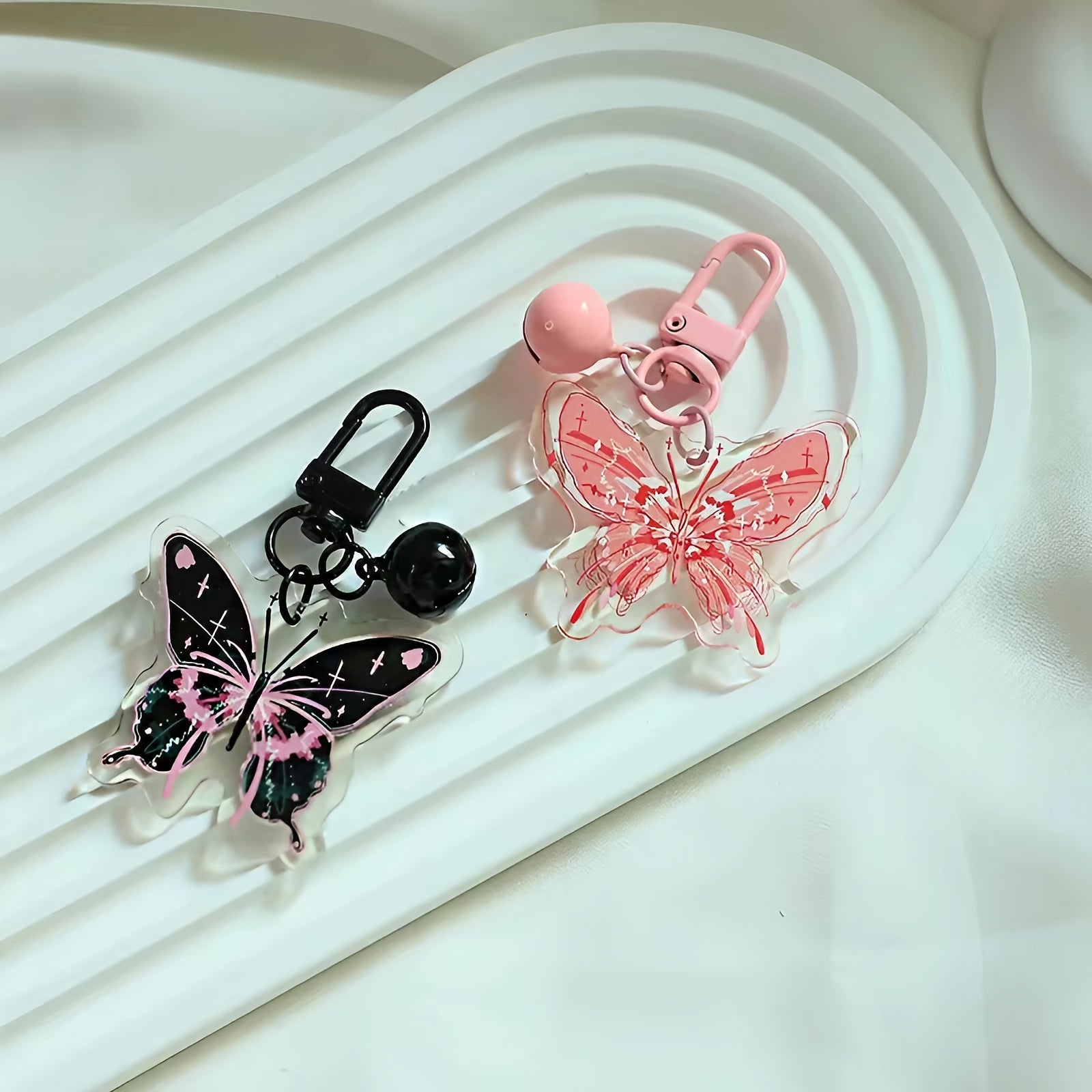 Butterfly Keychain Cartoon Bag Decoration Pendant
