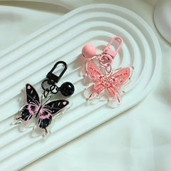 Butterfly Keychain Cartoon Bag Decoration Pendant