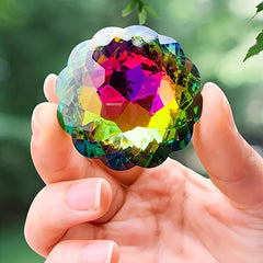 Crystal Suncatcher Rainbow Prism Pendant Home Garden Window Decor