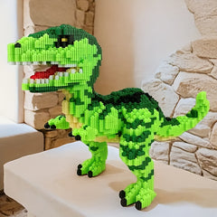 6295pcs Green Dinosaur Building Blocks Party Gift Set