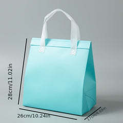 5 Insulated Take Out Bags w/ Stickers - Ideal for Ice Cream, Coffee
