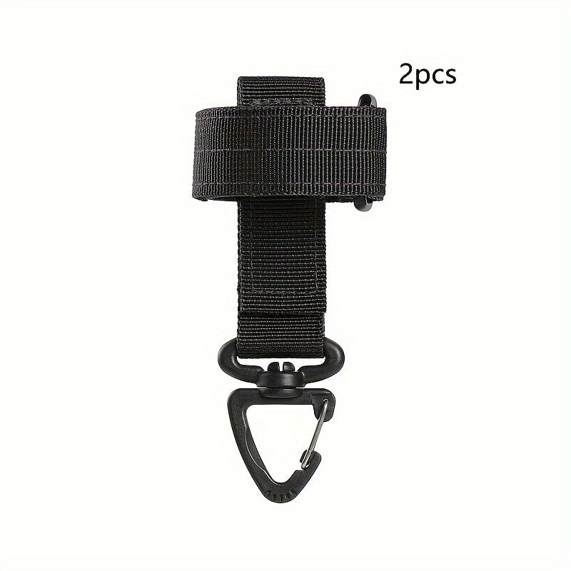 2pcs Glove Storage Strap with Metal Clip for Mountaineers