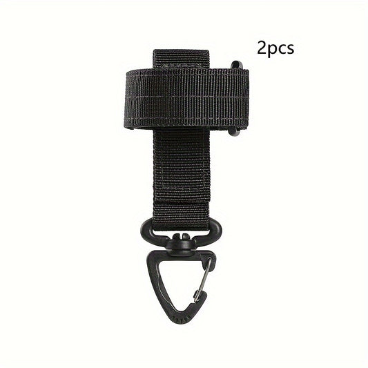 2pcs Glove Storage Strap with Metal Clip for Mountaineers