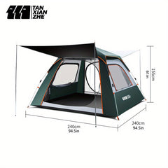 Waterproof Portable Pop Up Tent for Camping Picnics BBQs